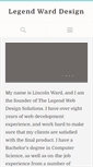 Mobile Screenshot of legendwarddesign.com