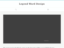 Tablet Screenshot of legendwarddesign.com